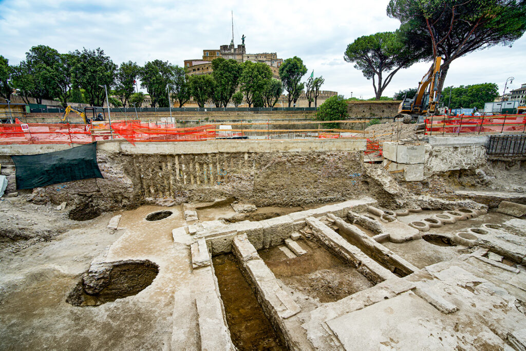 5 Piazza Pia scavi giugno 2024