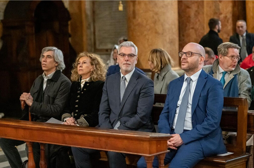 Mascherucci Porro Mollicone Fontana presentazione restauro ss trinita pellegrini
