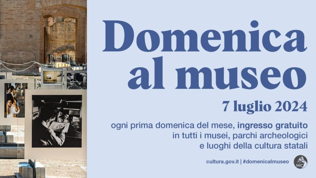 domenica al museo 7 luglio card